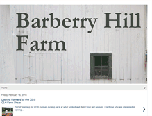 Tablet Screenshot of barberryhillfarm.com